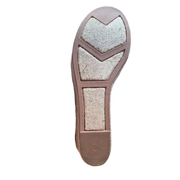 Marc Fisher Andira Black Tie Up Platform Espadrille Wedge Sandal 11M - Picture 8 of 16